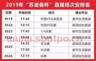 今日中国队赛程表（今日中国赛事安排）