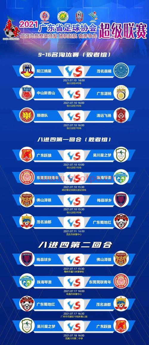 广东2021赛程表预计（2021广东联赛赛程）